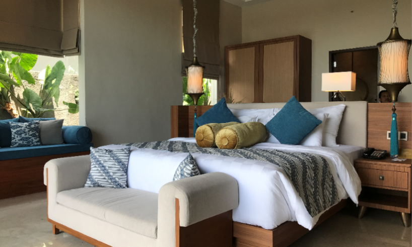 MEWAH : The Singhasari Villas menawarkan fasilitas lengkap dan butler service 24 jam nonstop( Foto : Ryan aldrian / MP)